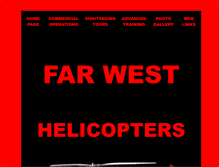 Tablet Screenshot of farwesthelicopters.com